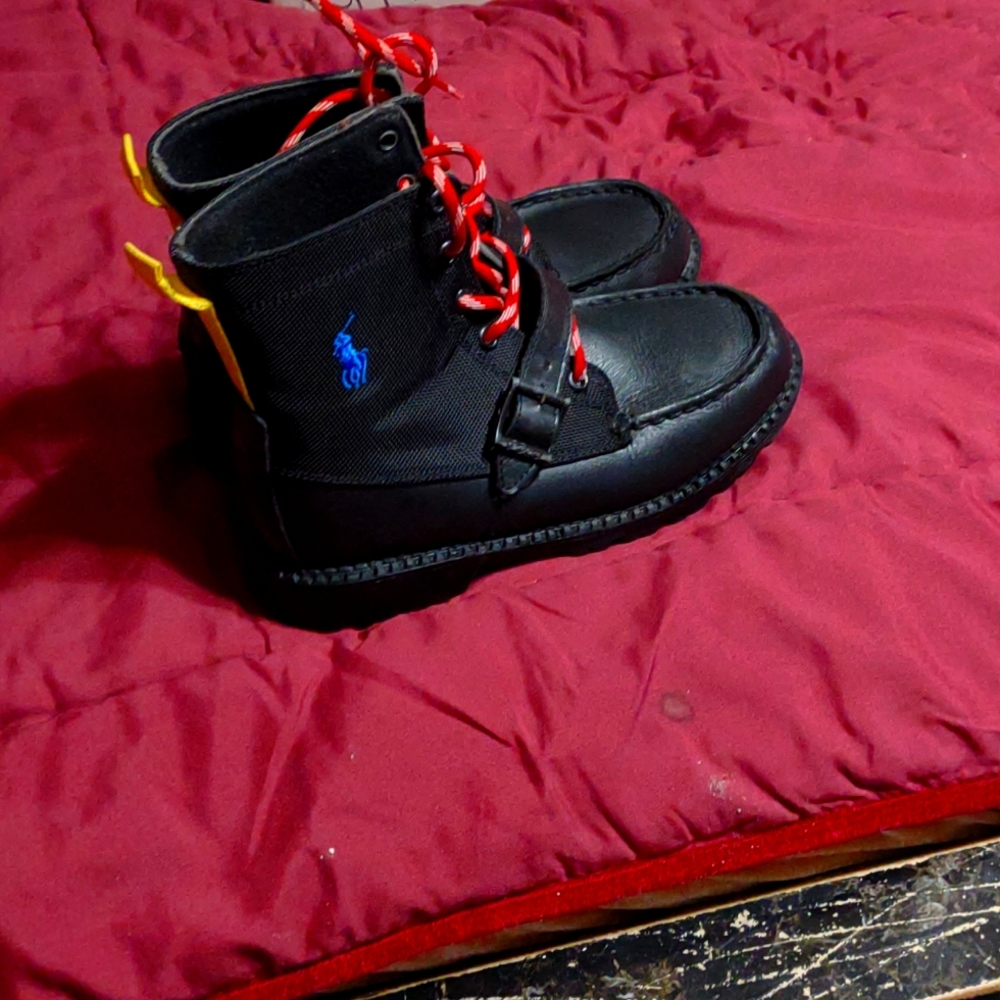 Size 3 kids polo boots
